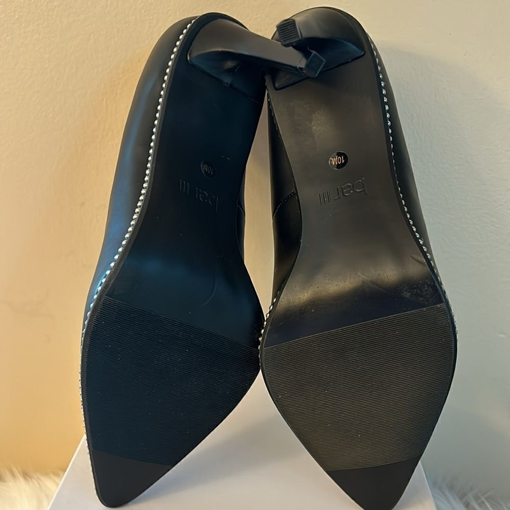 NWB Bar III Binsap Ball-Chain Studded Pumps - Size 10 - Picture 7 of 9